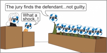 Linksmai: FIFA korupcijos skandalas
