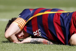 "Barcelona" lyderio L.Messi trauma