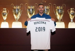 K.Benzema pratęsė sutartį su Madrido "Real"