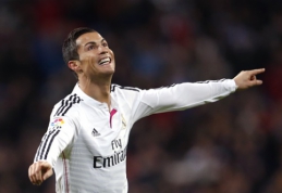 C.Ronaldo - daugiausiai "hat-trickų" Ispanijos pirmenybėse pelnęs žaidėjas