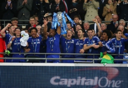 Anglijos lygos taurės finale - "Chelsea" futbolininkų triumfas (VIDEO, FOTO)