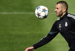 "Real" prieš "Juventus" turės verstis be K.Benzema paslaugų