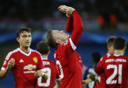 Čempionų lyga: "Man Utd" vedamas W.Rooney nepasigailėjo belgų, "Lazio" eliminuotas (FOTO, VIDEO)