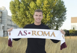 Oficialu: E.Džeko paskolintas "Roma" klubui