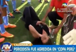 Peru taurės rungtynėse sumušta žurnalistė, susitikimas nutrauktas (VIDEO)