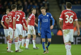 "Leicester" ir "Man Utd" dvikova baigėsi lygiosiomis, "Man City" grįžta į lyderio poziciją (VIDEO)