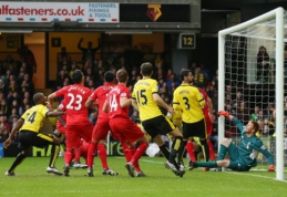 Savo žiūrovų akivaizdoje žaidęs "Watford" sutriuškino "Liverpool" (VIDEO)