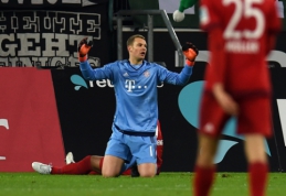 "Gladbach" nutraukė "Bayern" nepralaimėtų rungtynių seriją, "Borussia" palaužė "Wolfsburg" (VIDEO)