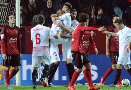 Karaliaus taurė: "Sevilla" šventė pergalę, "Valencia" tenkinosi lygiosiomis (VIDEO)