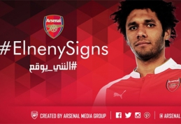 Oficialu: "Arsenal" papildė Mohamedas Elneny (VIDEO)