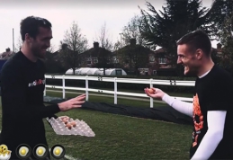 "Leicester" žaidėjų Velykos: "kiaušinių ruletės" išbandymas (VIDEO)