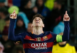 L.Messi taip baudžia "Arsenal", kad net įsirašė į rekordų knygas