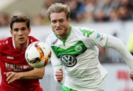 Vokietijoje - A. Schurrle "hat-trickas" ir triuškinanti "Wolfsburg" pergalė (VIDEO)