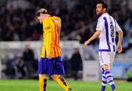 Pavargsta ir futbolo genijai: L.Messi pateko į neregėtą duobę
