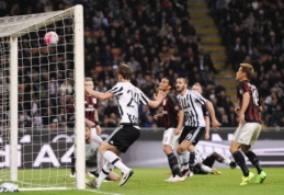 "Milan" namie krito prieš "Juventus", "Inter" palaužė "Frosinone" (VIDEO)