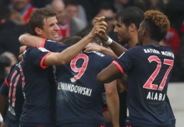 "Bayern" išvykoje pranoko "Suttgart", "Wolfsburg" išsiskyrė lygiosiomis su "Mainz" (VIDEO)
