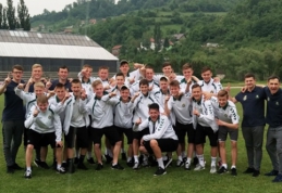 U-17 rinktinė triumfavo UEFA Jaunųjų talentų turnyre Bosnijoje ir Hercegovinoje 
