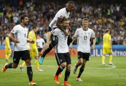 Vokiečiai kovą dėl Europos čempionato titulo pradėjo pergale prieš Ukrainą (VIDEO, FOTO)
