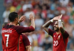 Portugalai į Europos čempionatą išvyksta pažeminę estus (VIDEO)