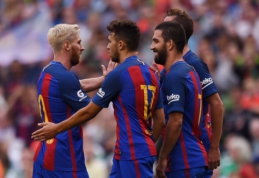 "Barcelona" draugiškose rungtynėse įveikė "Celtic" futbolininkus (VIDEO)
