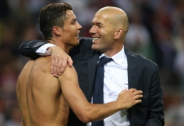 C. Ronaldo: Z. Zidane'as buvo raktas į sėkmę praėjusiame sezone