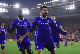 "Chelsea" ir "Everton" šventė pergales Anglijos pirmenybėse (VIDEO)