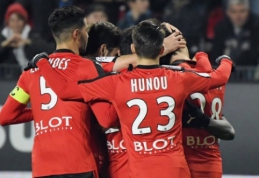 Ligue 1: "Rennes" palaužė "Toulouse" bei pakilo į ketvirtąją vietą (VIDEO)