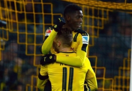 "Borussia" sutriuškino "Gladbach", "Leipzig" ir toliau skina pergales (VIDEO)
