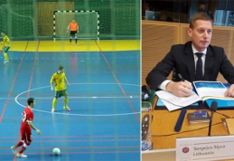UEFA komitetui pristatyta Lietuvos paraiška dėl Pasaulio Futsal čempionato