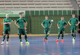 Futsal rinktinė ruošiasi dvikovai prieš Andorą (VIDEO)