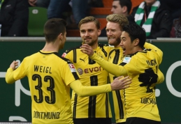 "Bundesliga": "Borussia" ir "Leipzig" pranoko savo varžovus (VIDEO)