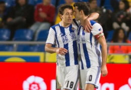 X. Prieto įvartis atvedė "Real Sociedad" į pergalę Gran Kanarijoje (VIDEO)