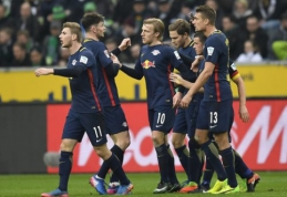 "Leipzig" įveikė "Gladbach", "Schalke" sužaidė lygiosiomis su "Koln" (VIDEO)