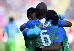 "Inter" bei "Napoli" šventė pergales išvykoje, "Roma" įveikė "Torino", "Milan" - "Fiorentiną" (VIDEO)