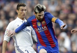 Cristiano Ronaldo ir Lionelio Messi lenktynės: šįkart – dėl šimtojo įvarčio 