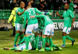 Ligue 1: "Saint-Etienne" įveikė "Lyon" bei priartėjo iki vieno taško (VIDEO)
