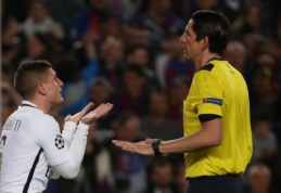 PSG dėl mače prieš "Barcelona" dirbusio arbitro kreipėsi į UEFA