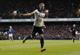"Tottenham" rezultatyvioje dvikovoje pranoko "Everton", "Man City" iškovojo ketvirtąją pergalę iš eilės (VIDEO)