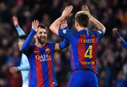 L. Messi atvedė "Barca" į triuškinančią pergalę, "Real" neturėjo vargo su "Eibar" (VIDEO)