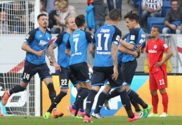 "Bundesliga": "Hoffenheim" kyla į trečiąją poziciją (VIDEO)