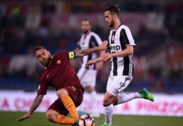Intriga atgyja? "Roma" įveikė "Juventus" ir neleido užsitikrinti titulo (FOTO, VIDEO)