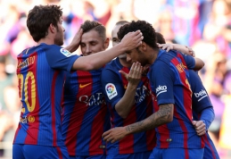 "Barca" užtikrintai nugalėjo "Villarreal", "Real" pirmajame kėlinyje sutvarkė reikalus su "Granada" (VIDEO)