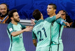 C. Ronaldo įvartis rungtynių pradžioje nulėmė pergalę prieš rusus (VIDEO, FOTO)