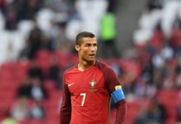C. Ronaldo pasišalino iš spaudos konferencijos