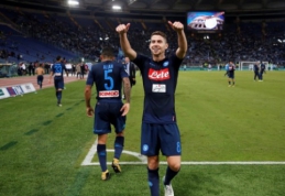 "Napoli" įveikė "Lazio" ir lieka pirmojoje "Serie A" vietoje (VIDEO, visi rezultatai)