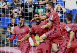 "Real Sociedad" pasiekė dramatišką pergalę, "Villarreal" ir "Athletic" taip pat nubaudė varžovus (VIDEO)