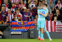 "Barcelona" ir "Valencia" nebarsto taškų, "Atletico" išleido pergalę prieš "Villarreal" (VIDEO)