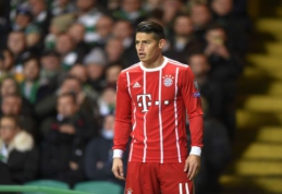 J. Rodriguezas: esu labai laimingas "Bayern" komandoje