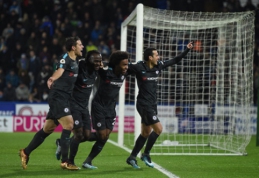"Chelsea" užtikrintai nugalėjo "Huddersfield", "Crystal Palace" pasiekė dramatišką pergalę (VIDEO)