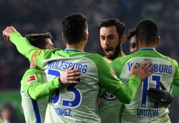 "Wolfsburg" namuose įtikinimai nugalėjo "Gladbach" (VIDEO)